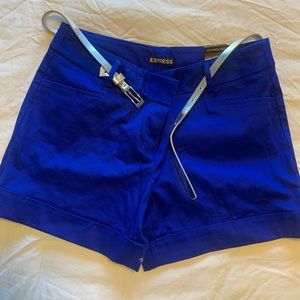 Brand new blue express shorts size 2